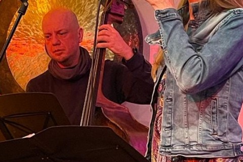 Jazzkonzert in Wien, Monika Hofmarcher singend